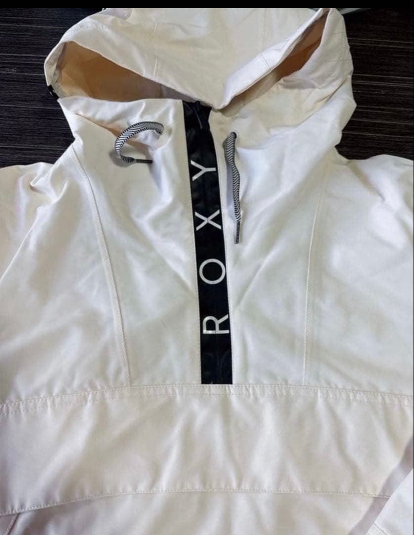 ROXY フード付きアノラック ホワイト