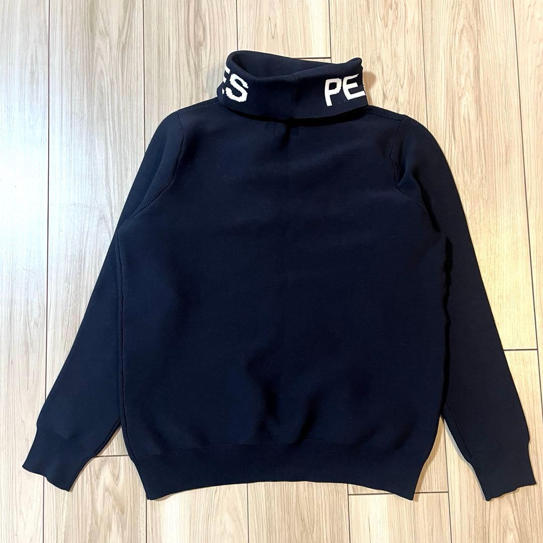 パーリーゲイツ＊ビッグロゴニット×チェックラップスカート＊セットアップ＊0サイズ