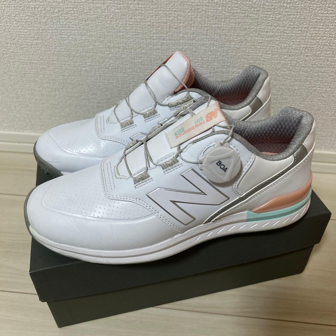 New Balance BOA ゴルフシューズ ホワイト