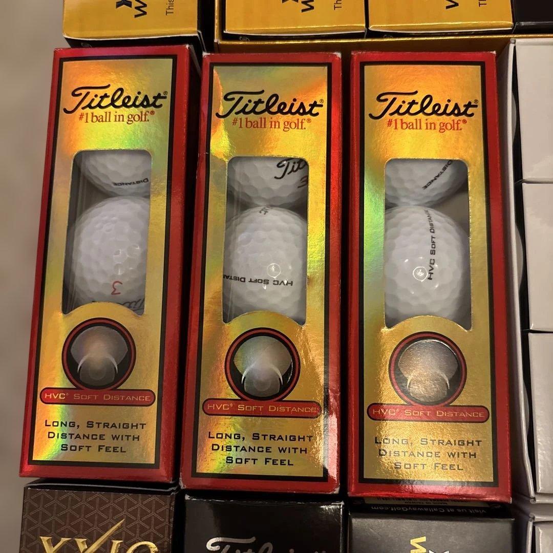 ゴルフボールセット（Titleist, XXIO, モバイルSuica） 45個