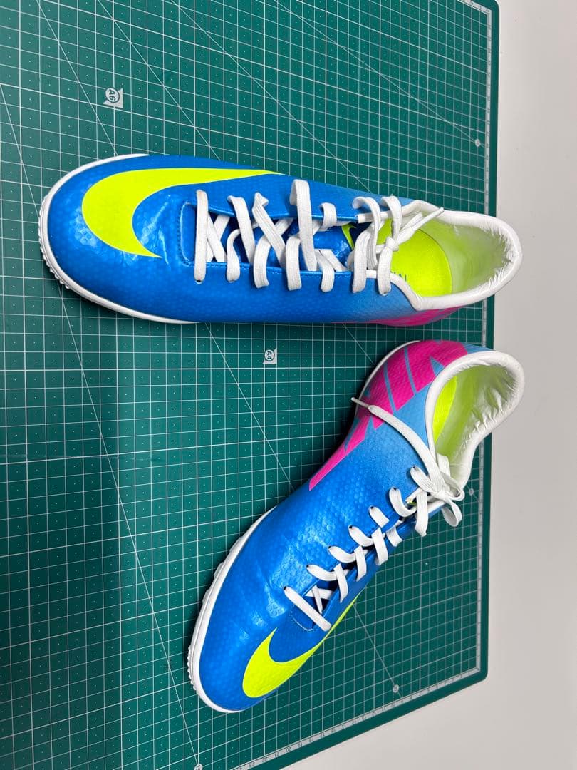 NIKE MERCURIAL トレーニングシューズ 青/白/ピンク