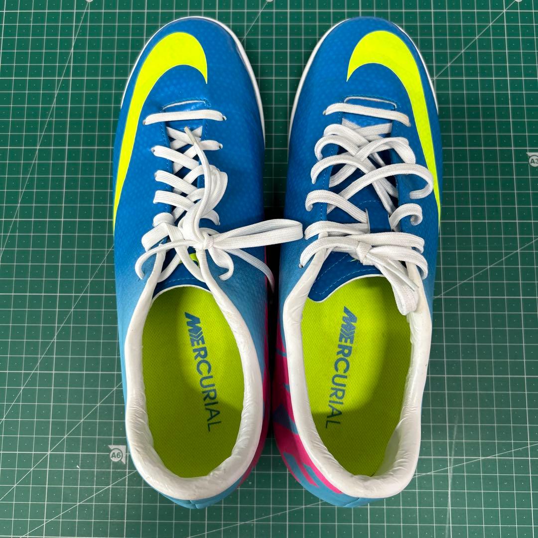 NIKE MERCURIAL トレーニングシューズ 青/白/ピンク