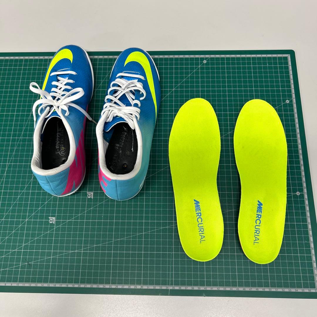 NIKE MERCURIAL トレーニングシューズ 青/白/ピンク