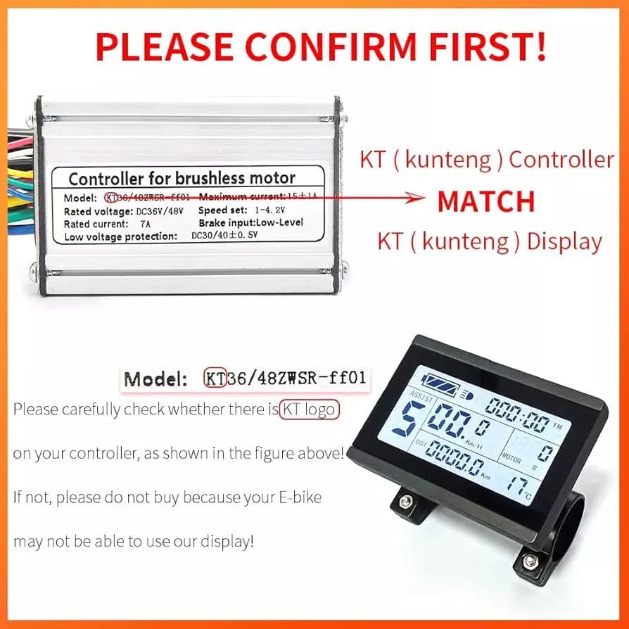 Ebike LCD ディスプレイ メーター E-Bike KT-LCD3U 計器