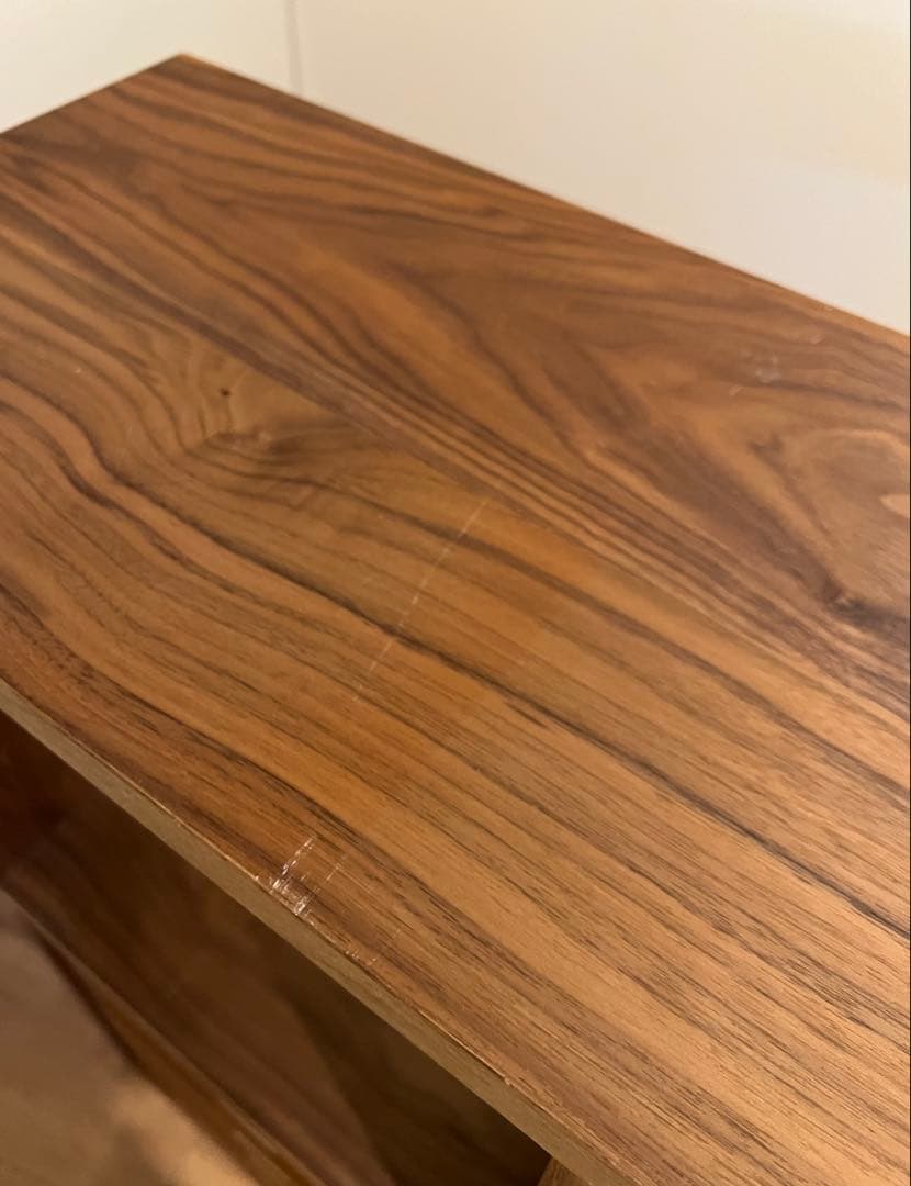 【無印良品】スタッキングシェルフ ＋ 引き出しチェストセット（ウォールナット材）