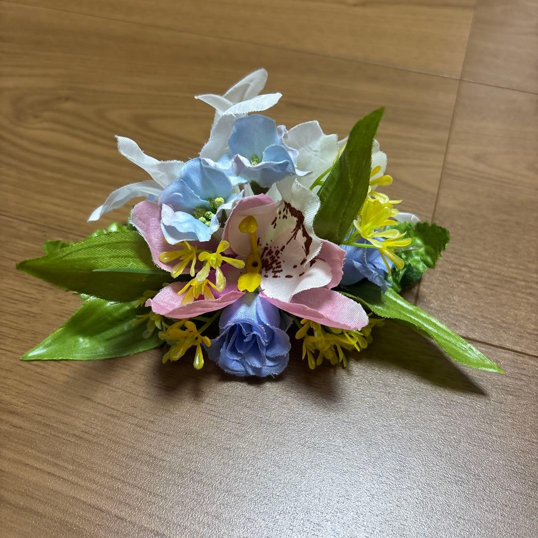 【期間限定お値下げ】花柄フリル付きケイキ　フラ　衣装