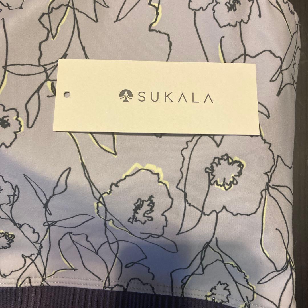 SUKALA 新品未使用ドローイングフラワー　タンクトップ　L
