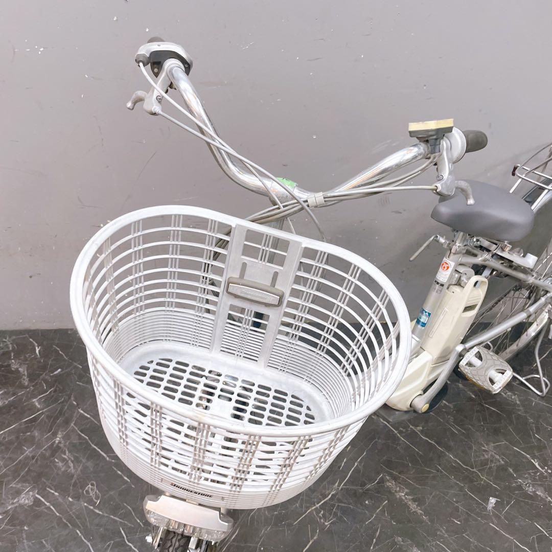 【26】電動自転車 ブリヂストン Assista シルバー 26インチ