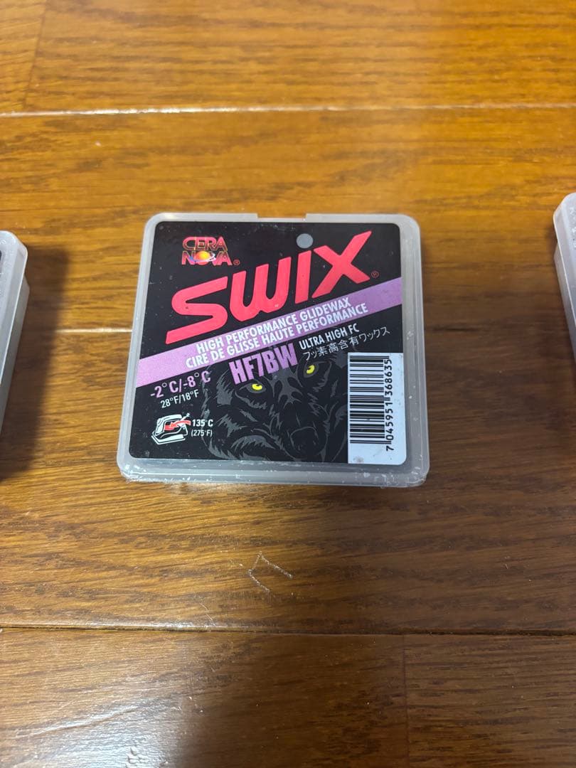 SWIX スキー用ワックスセット HF6.7.8BW