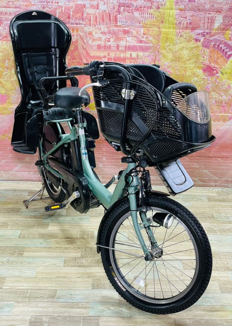 ZK3740 電動自転車 ブリヂストン アンジェリーノ 子供乗せ 20インチ