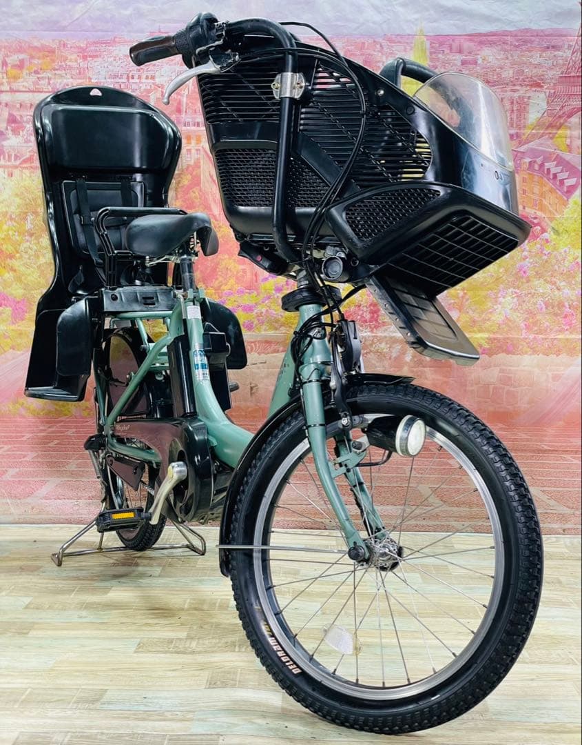 ZK3740 電動自転車 ブリヂストン アンジェリーノ 子供乗せ 20インチ