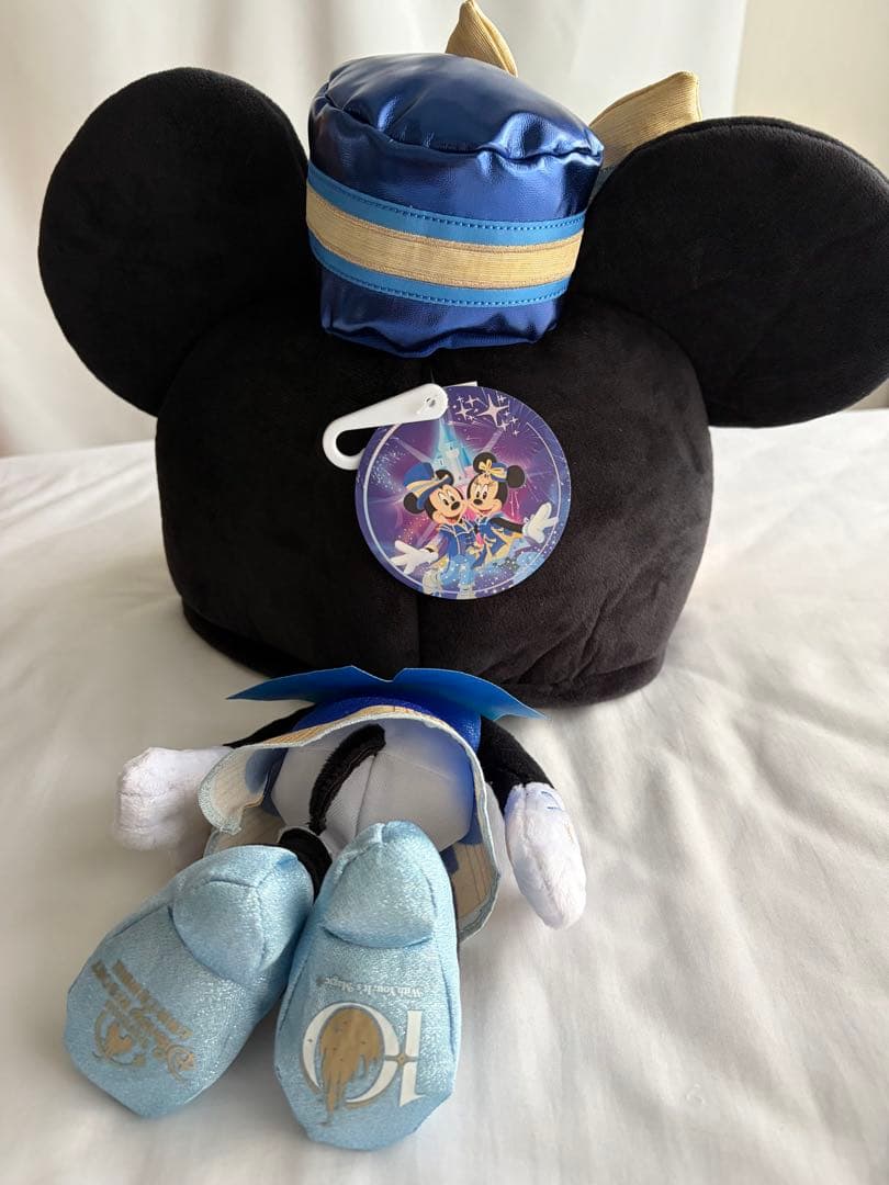 上海ディズニーランド　10周年　ファンキャップ　ミニー