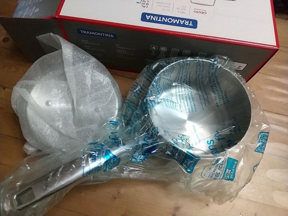 ☆未使用☆トラモンティーナ グラーノ ソースパン 片手鍋 16cm ステンレス製