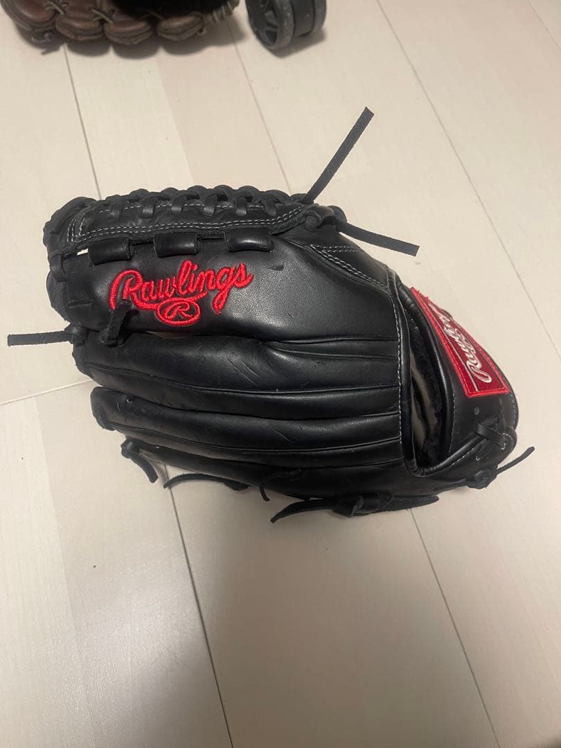 Rawlings 軟式 グローブ 黒 ブラック