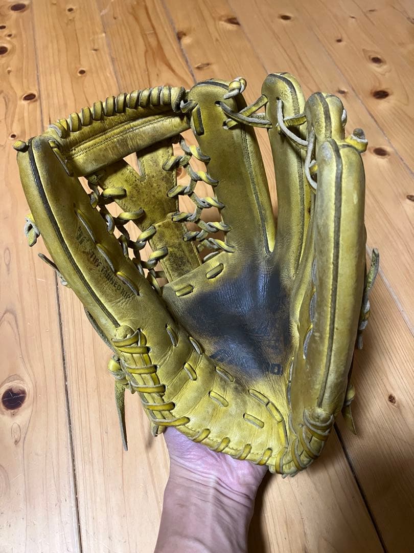 ビクトリーステージ硬式グラブ、高橋由伸モデル、ビッグM赤