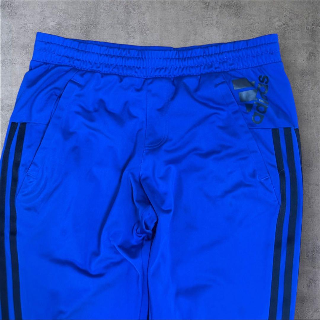 【良品】adidas アディダス トラックジャケットセットアップ Lサイズ 青