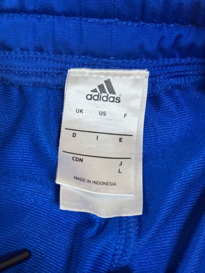 【良品】adidas アディダス トラックジャケットセットアップ Lサイズ 青