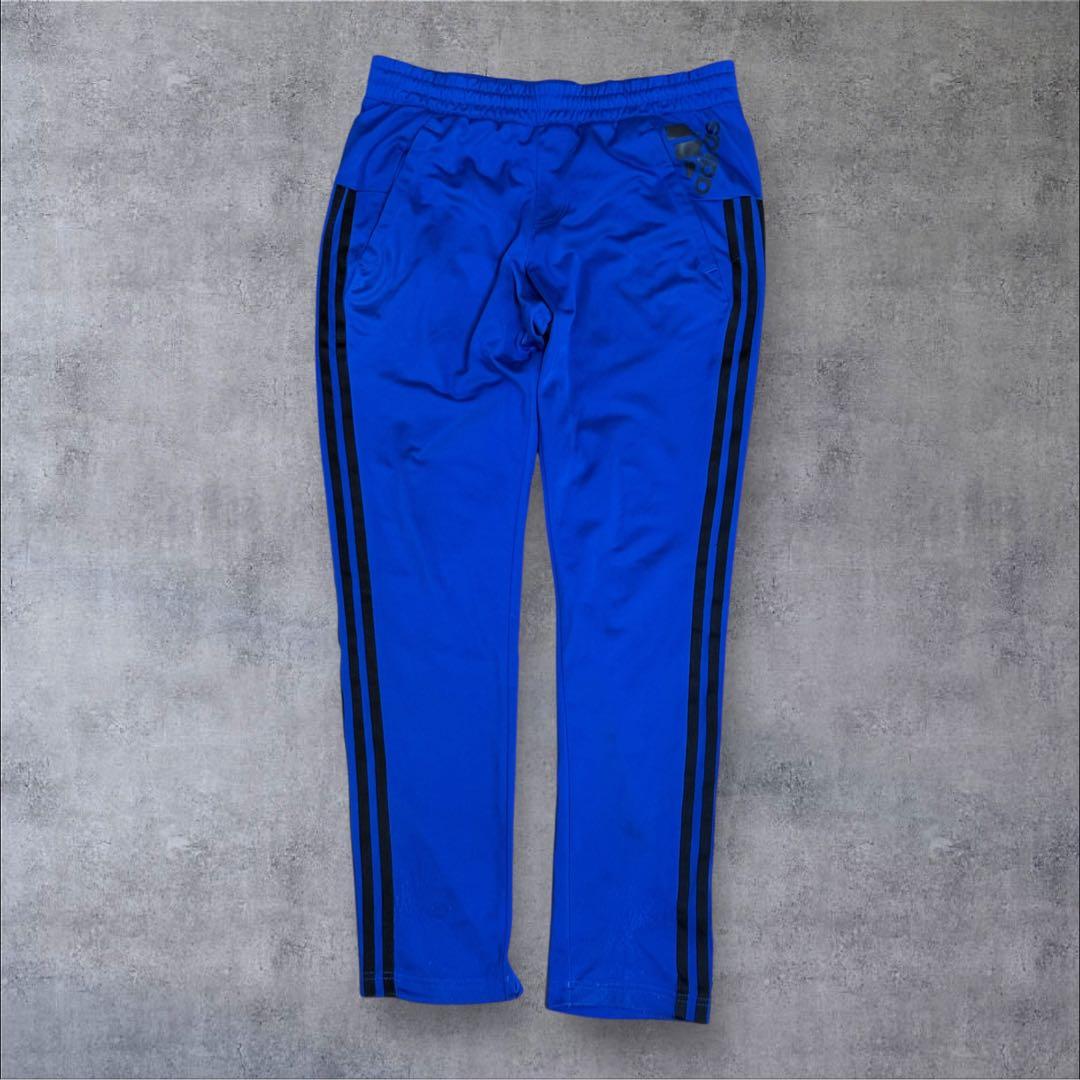 【良品】adidas アディダス トラックジャケットセットアップ Lサイズ 青