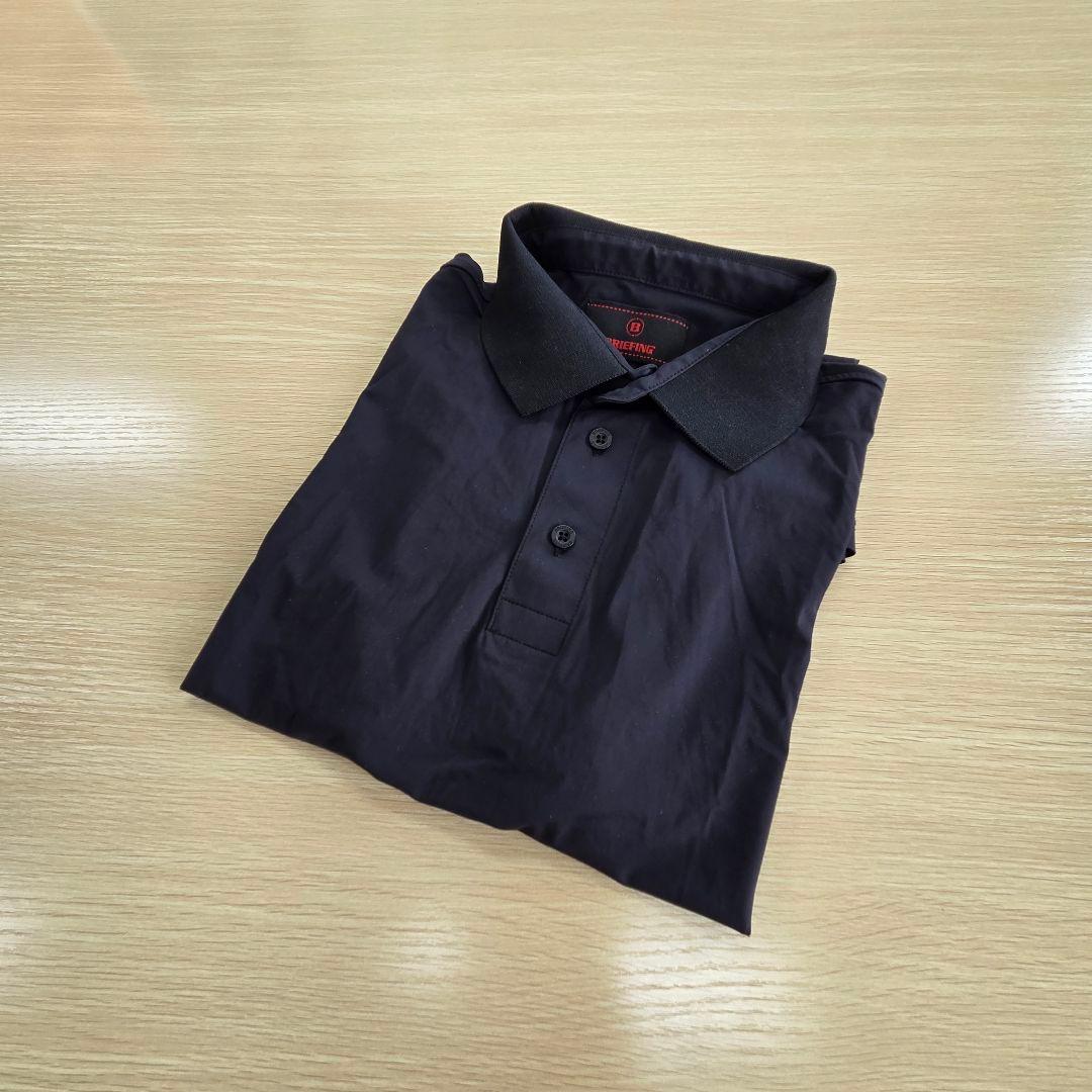 BRIEFING GOLF LOGO BACK RIB ポロシャツ