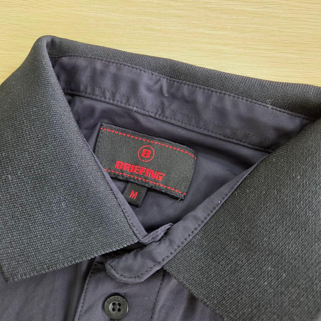 BRIEFING GOLF LOGO BACK RIB ポロシャツ