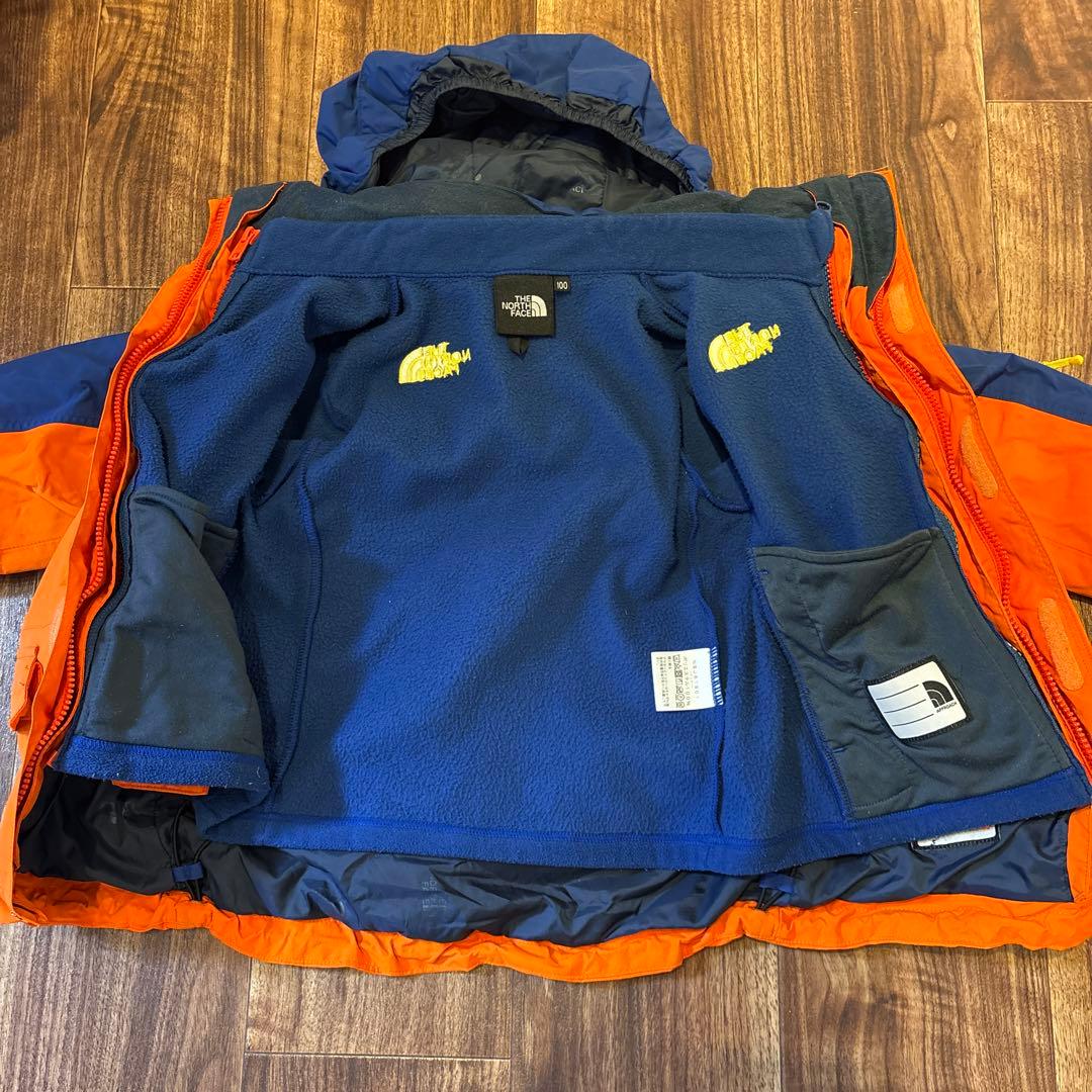 The North Face 子ども用スキーウェアインナー付き4点セット