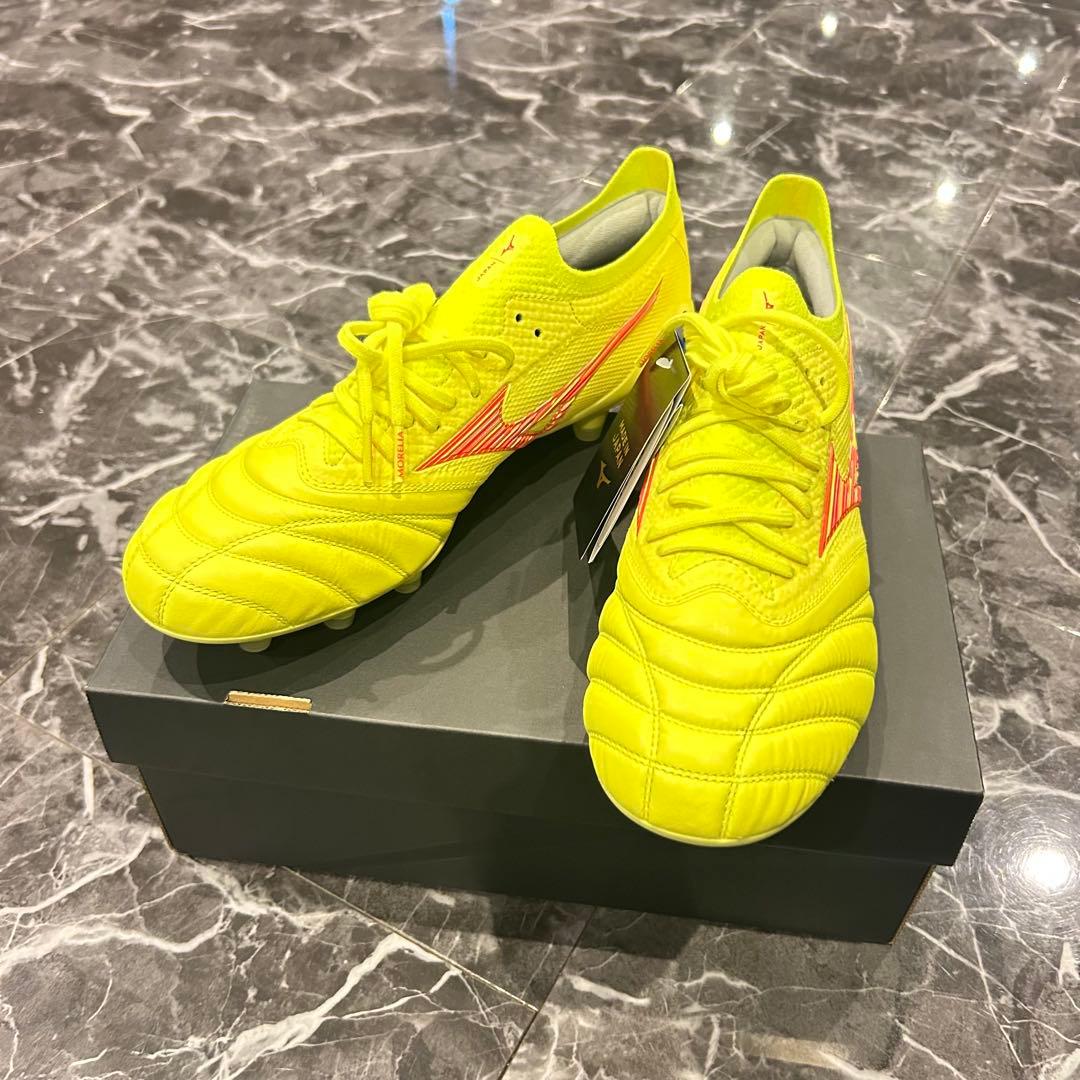新品 未使用MIZUNO モレリア ネオ4 JAPAN イエロー 26.5cm