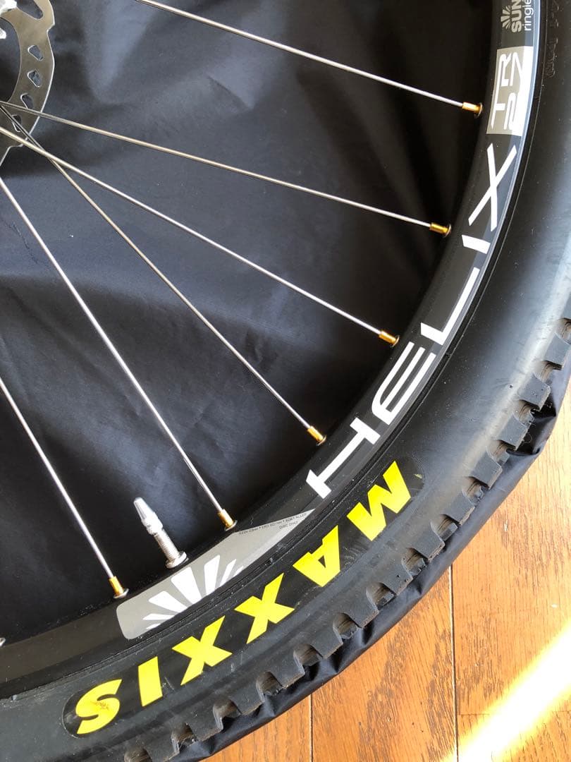 ホイール部未使用品！手組29erホイール　リア用　QR135mm