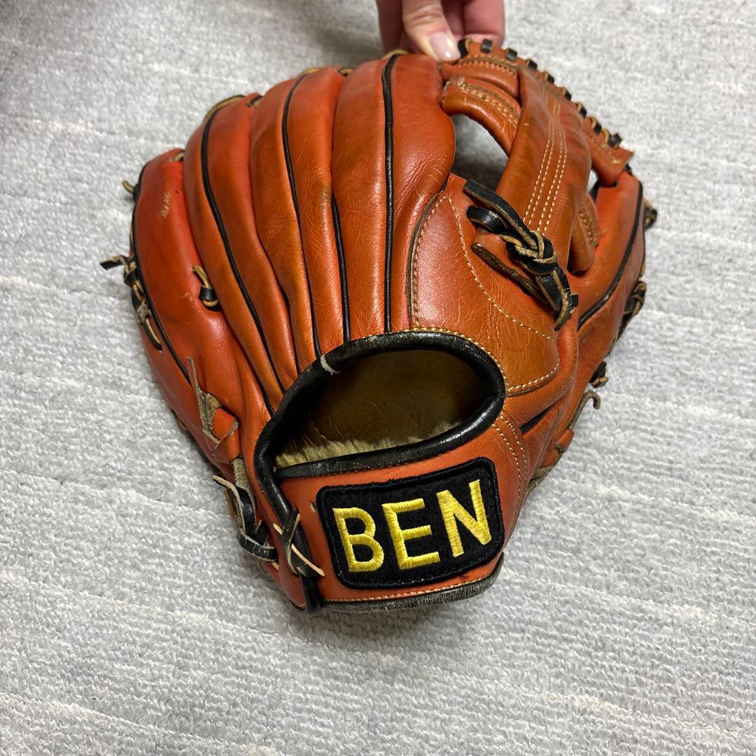 BEN 軟式グローブ オレンジ
