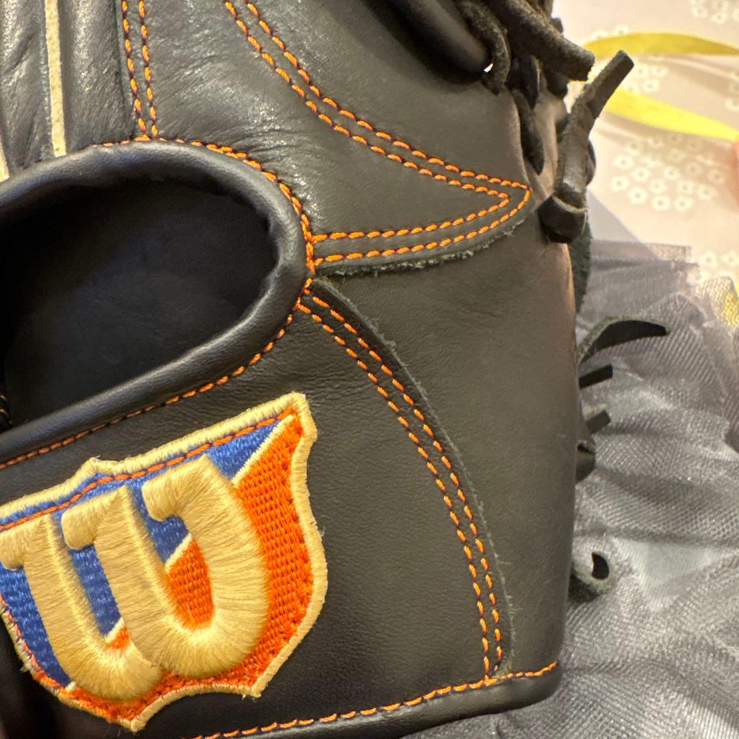 Wilson EZC軟式野球グローブ 黒　少年野球　外野手用