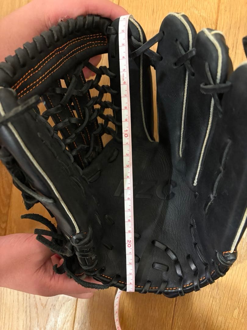 Wilson EZC軟式野球グローブ 黒　少年野球　外野手用