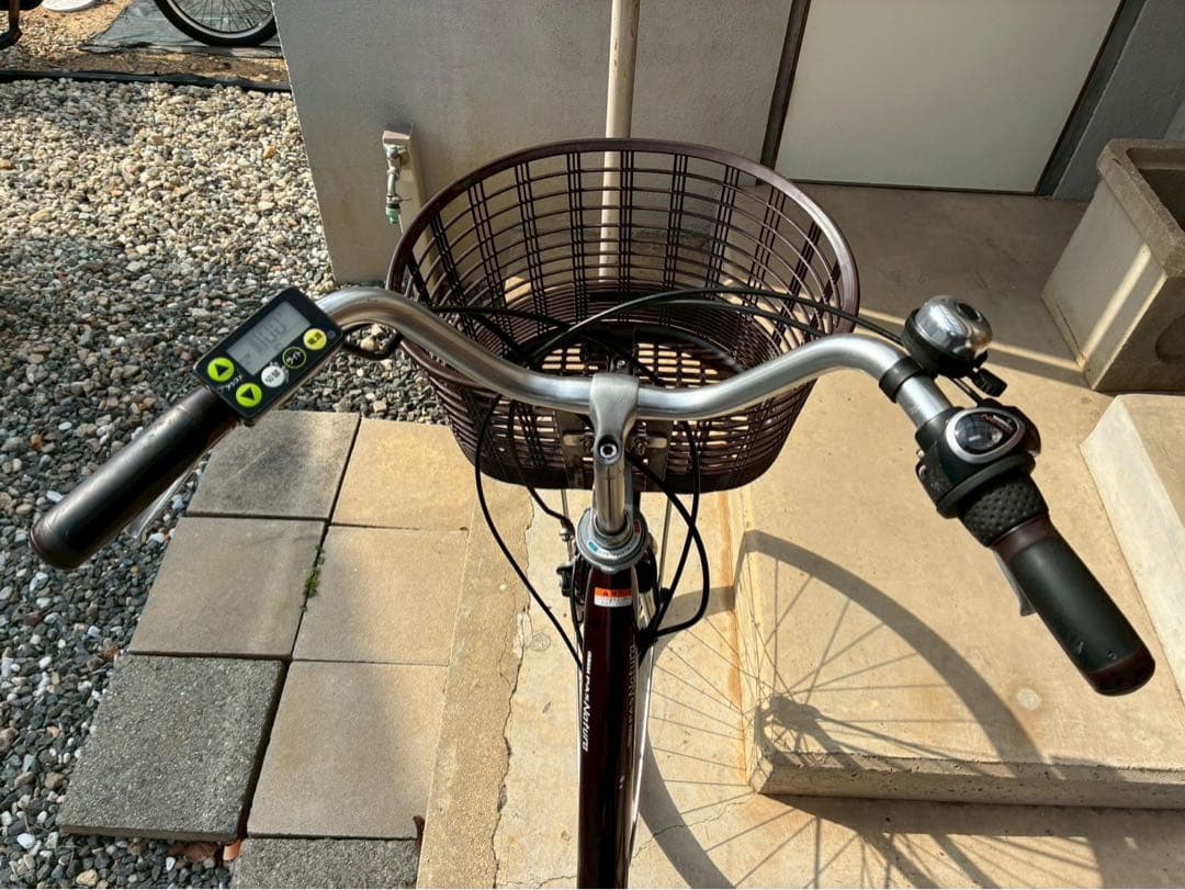電動自転車　№8610 ヤマハ PASNatura 26インチ 茶