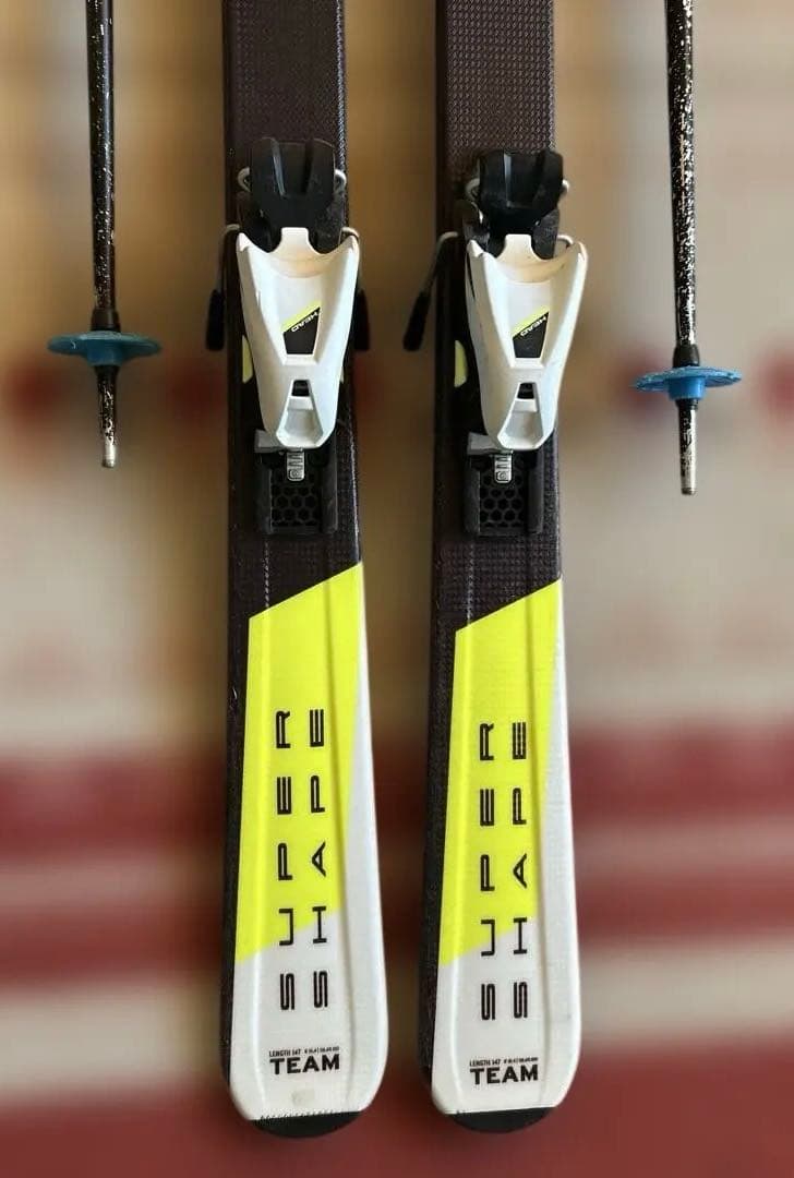 HEADスキー板147cm &軽量ストック100cm付き☆ワックス塗ります！