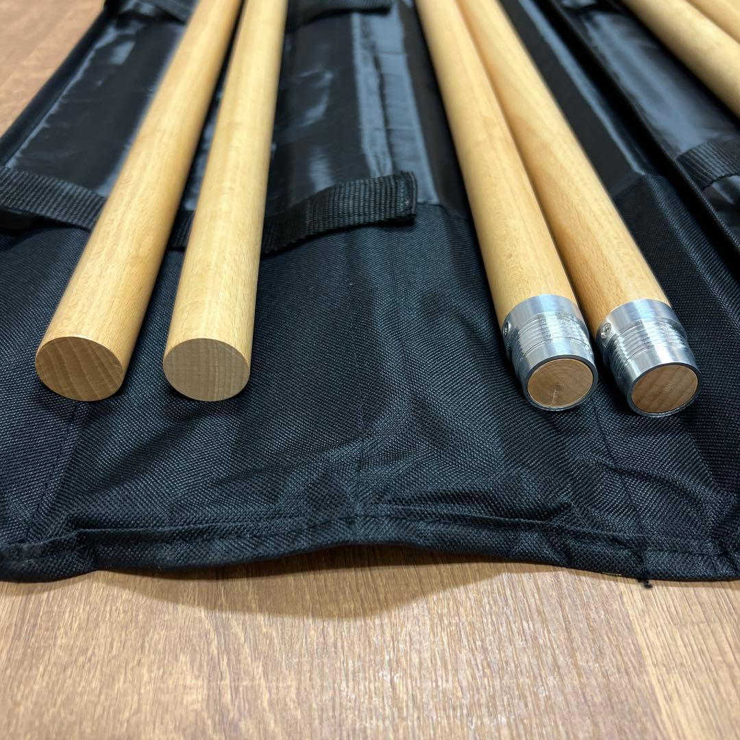 美品 ハイランダー ウッドポール180 2本 2セット