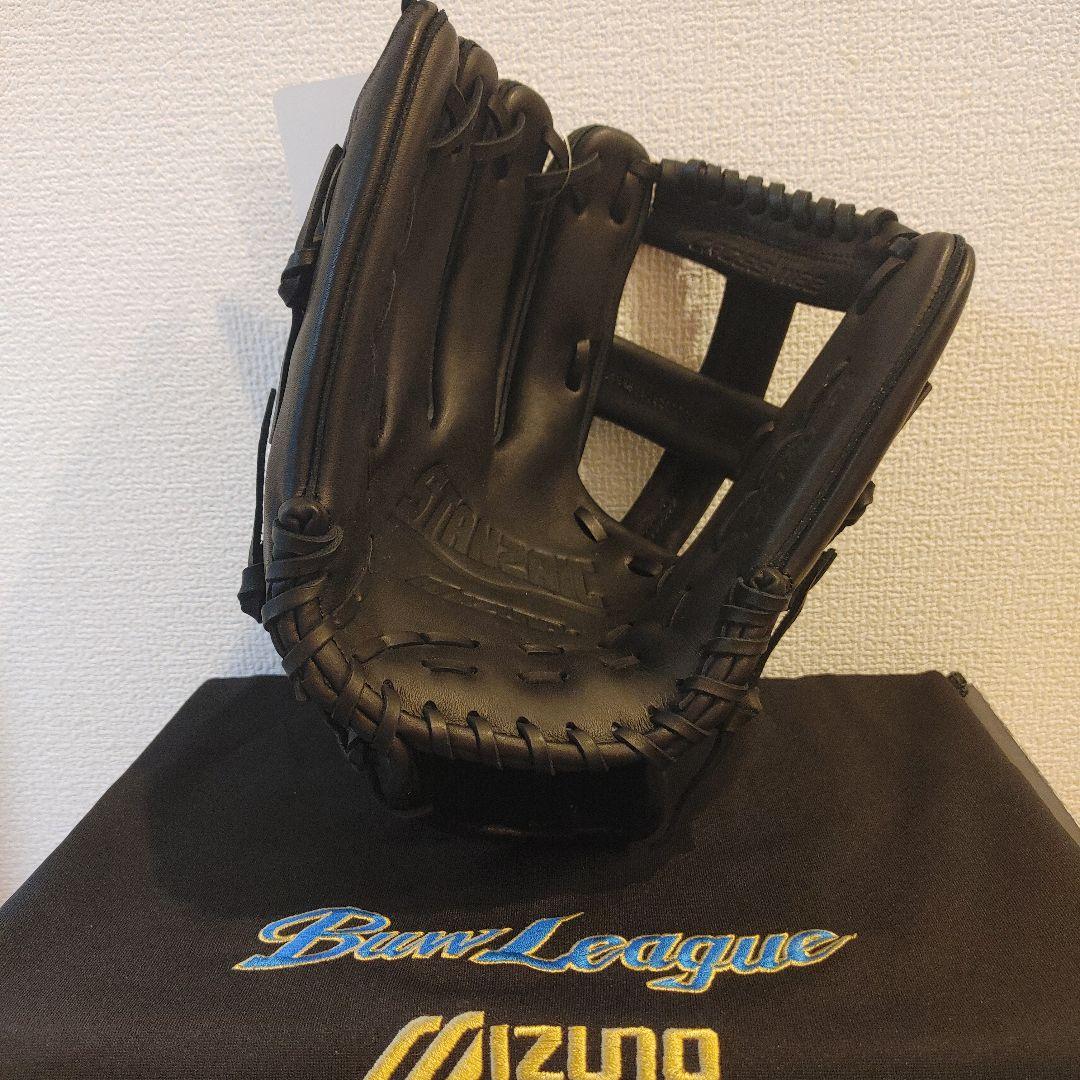 ミズノ　新品　硬式　ビューリーグ 左投げ　オールラウンド　ブラック　廃盤品
