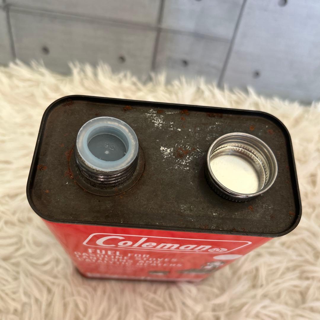 【レア】coleman ビンテージコールマン　ガソリン缶　レトロ　キャンプ