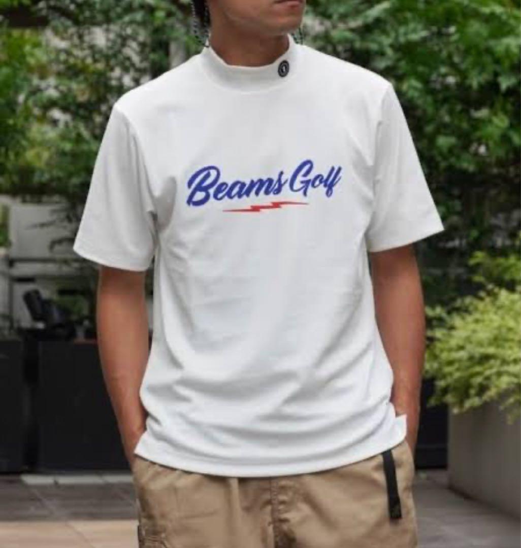 ELECTRIC GOLF×BEAMS GOLF モックネックシャツ