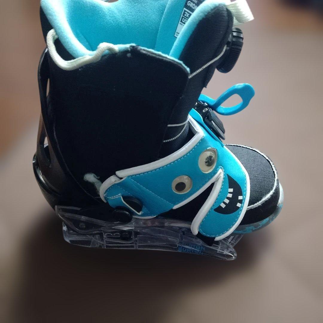 Burton Custom BOA スノーボードブーツ 20.5、ビンディング