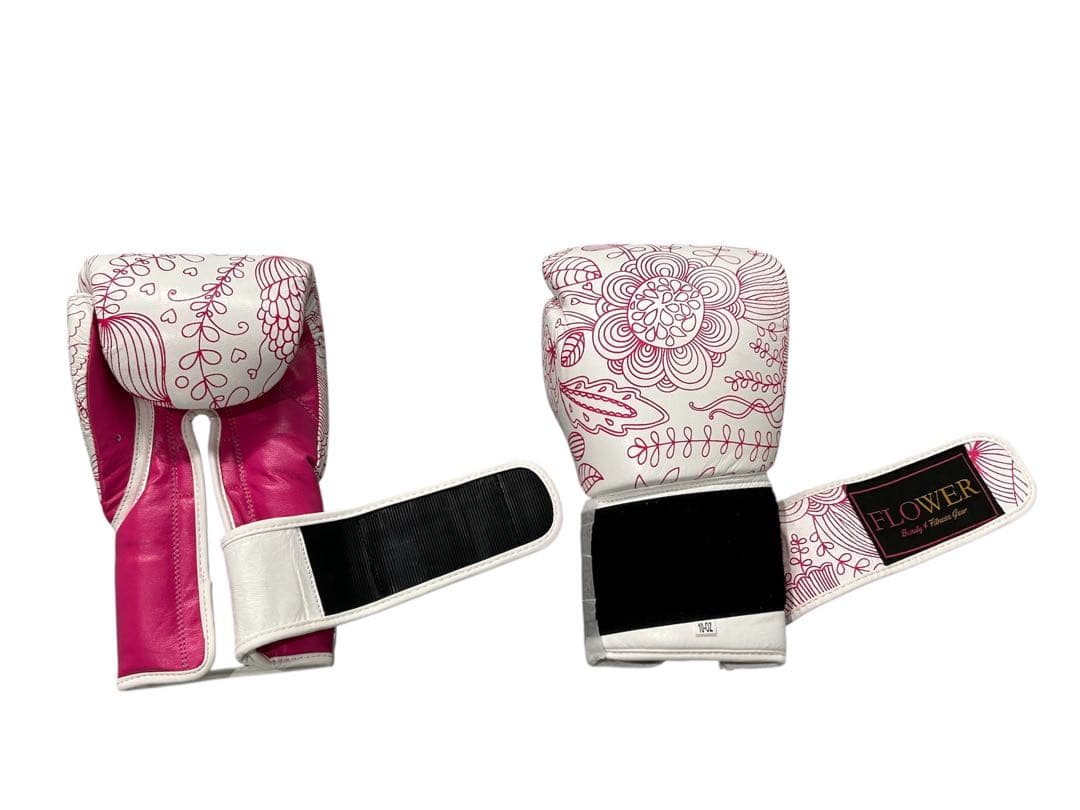 FLOWER BOXING GLOVE PINK LINE ボクシンググローブ