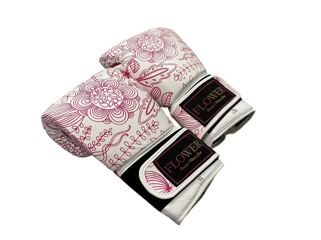 FLOWER BOXING GLOVE PINK LINE ボクシンググローブ
