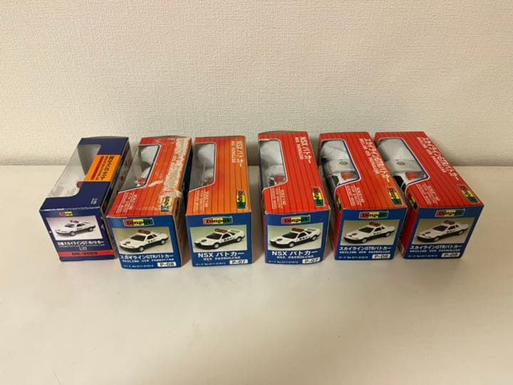 ダイヤペット　パトカー　ミニカー 6台セット