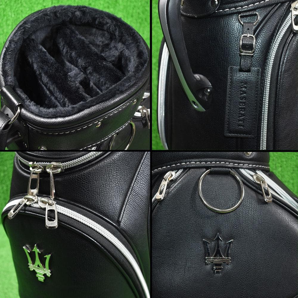 MASERATI/マセラティ ゴルフ キャディバッグ【マッドブラック】レア品！