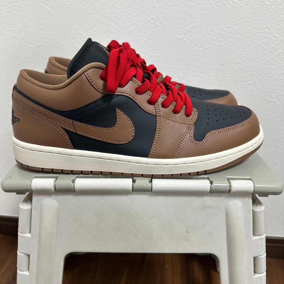 Nike Air Jordan 1 Low ブラウン/ブラック/レッド