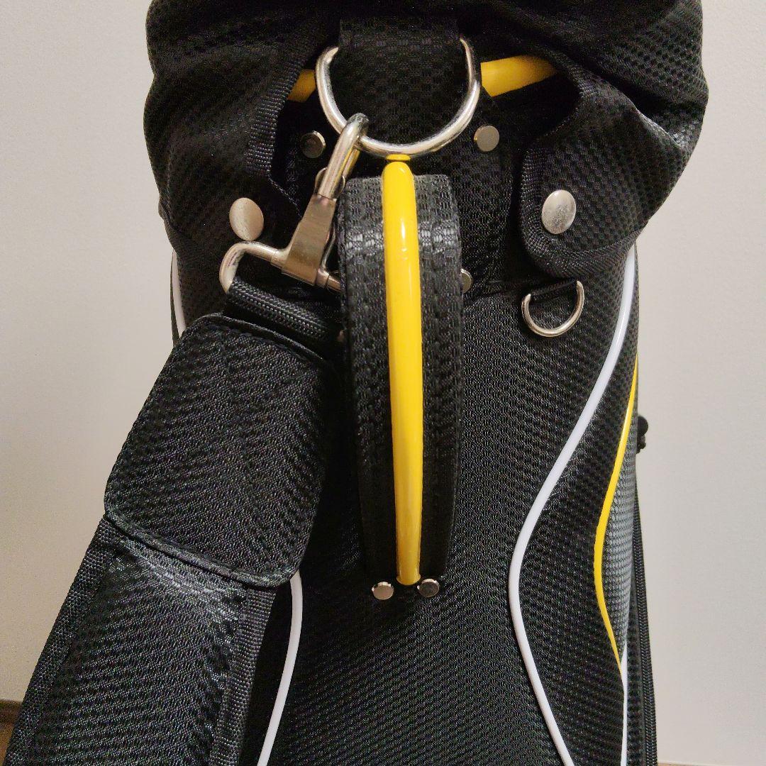Srixon キャディバッグ フード付き 黒白