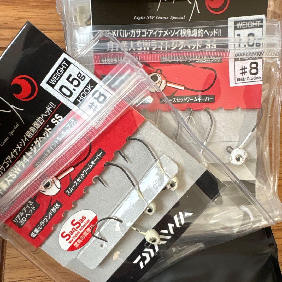 アジングセット 新品＋中古混載 メバリング ワーム バッグ ケース その他小物