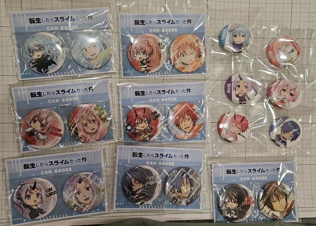 転生したらスライムだった件 缶バッジ 22個セット