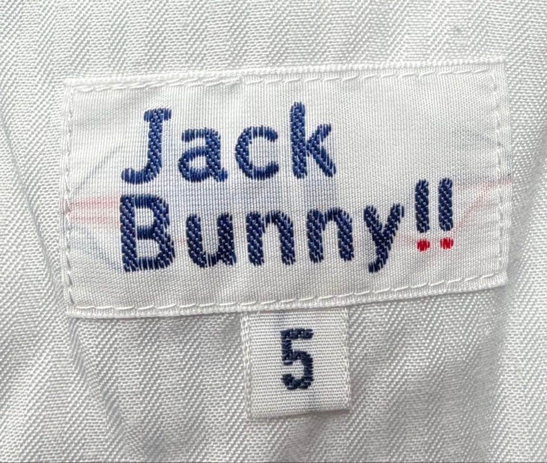 【美品】ジャックバニー パンツ サイズ5 ストレッチ素材 ネイビー