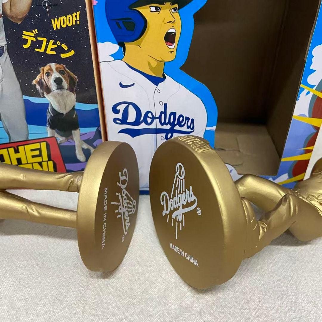 金色　大谷翔平　デコピン　バブルヘッド+ボブルヘッド　ゴールド　ドジャース会員