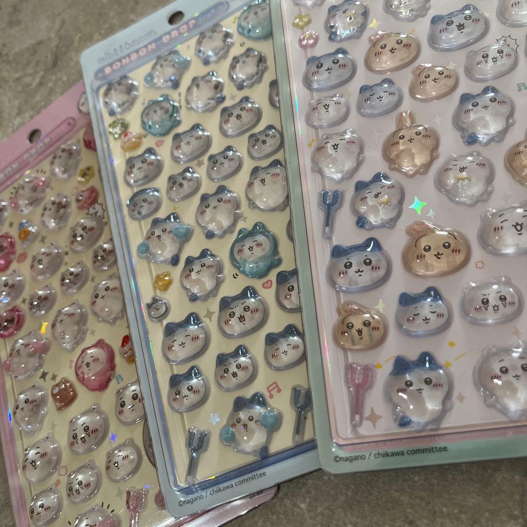 正規品　ボンボンドロップシール　ちいかわ　第一弾 ３枚セット
