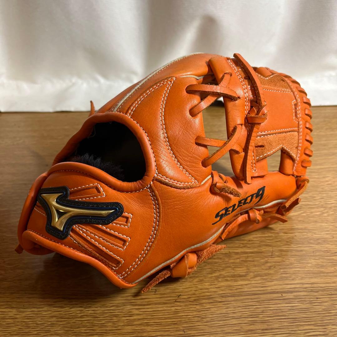 ミズノ セレクト9 少年軟式 グローブ グラブ 内野用 美品