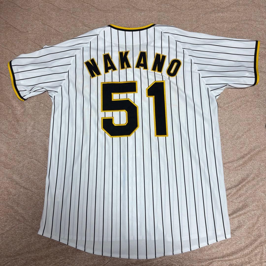 阪神タイガース　中野拓夢ユニフォーム　Joshinワッペン付き　#51 Ｌサイズ